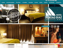 Tablet Screenshot of hotelportaodiaz.co.za